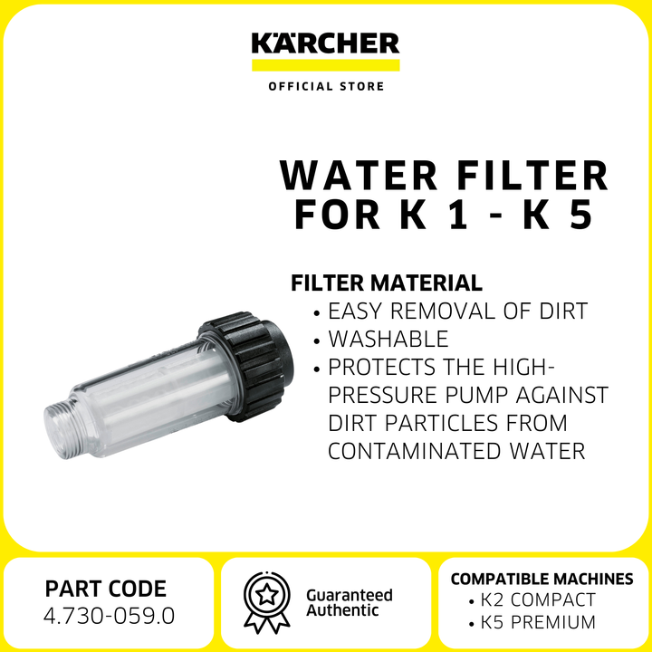 Karcher Water filter K1-k5 | Acc. High pressure washer