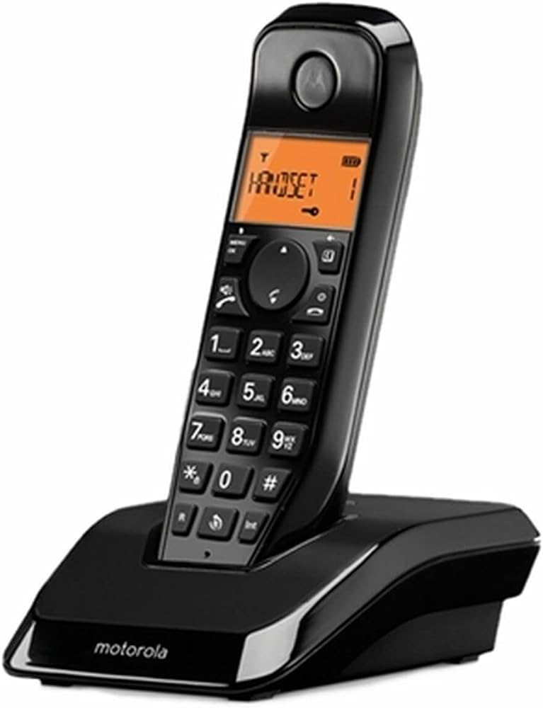 Motorola S1201 DECT Azul - Teléfono Fijo Motorola S1201 DECT Azul - Teléfono Fijo