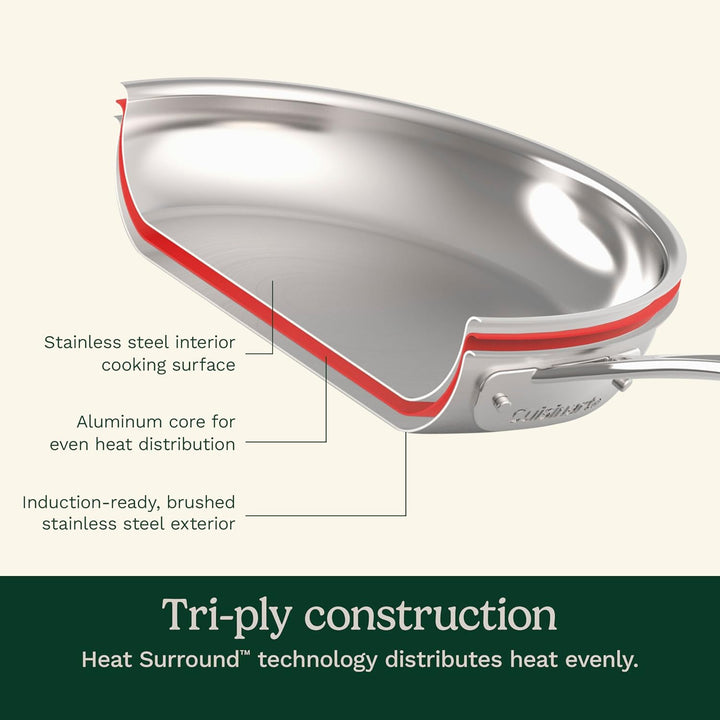MCPS-12N -12PIECE MULTICLAD PRO TRIPLE PLY STAINLESS COOKWARE