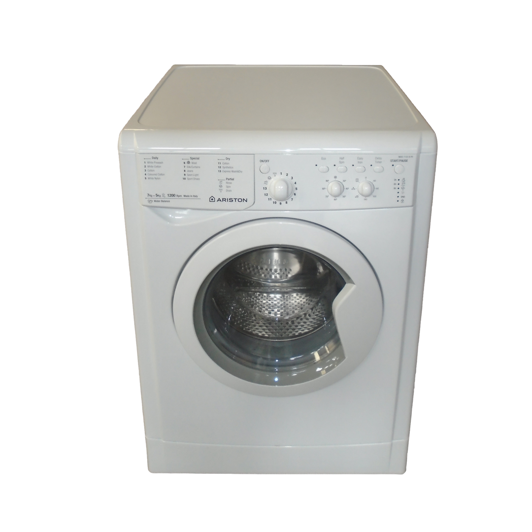 Ariston IWDC 7125 B PH 3-in-1 Washer Dryer