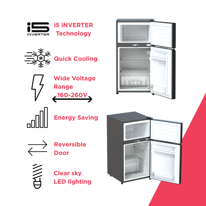 Frigidaire FR-DC03WBDS 3 Cu. Ft. i5 iNVERTER Direct Cool Refrigerator
