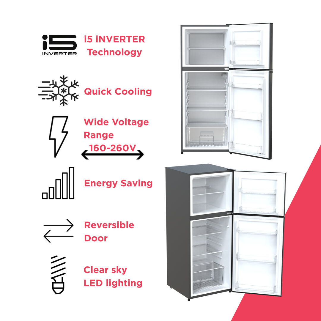 Frigidaire FR-DC10WBDS 10 Cu. Ft. i5 iNVERTER Direct Cool Refrigerator