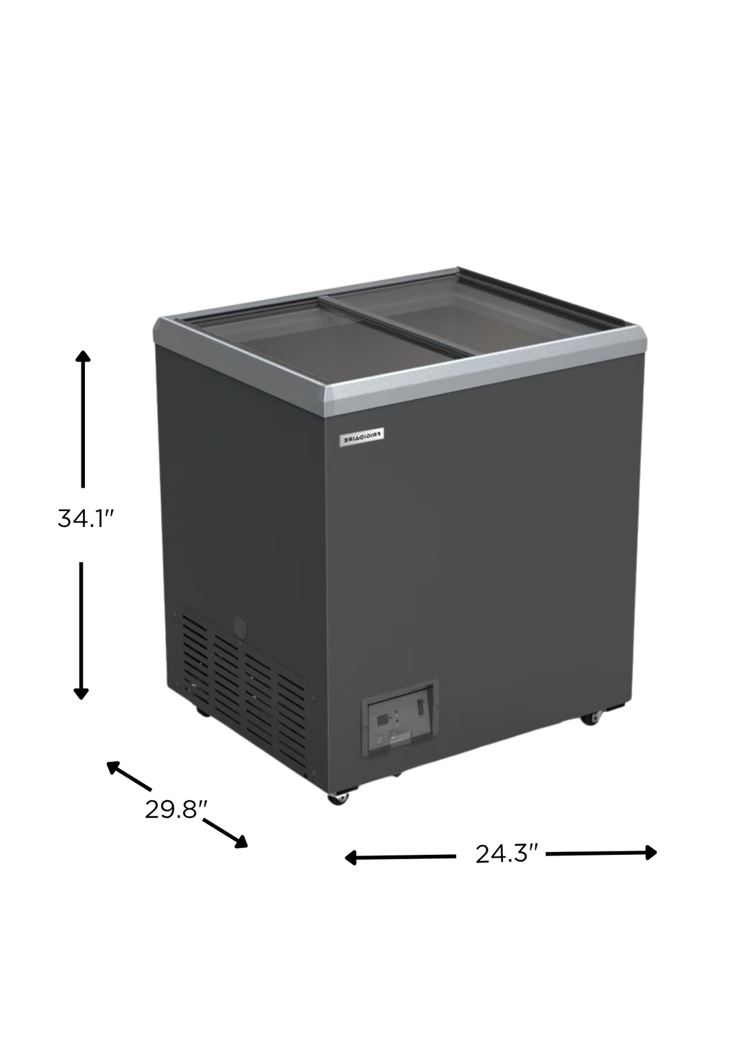 Frigidaire FR-GS05WBGR 5 Cu. Ft. i5 iNVERTER Stainless Inner Liner Chest Freezer