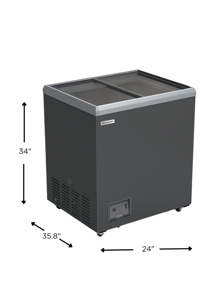 Frigidaire FR-GS07WBGR 7 Cu. Ft. i5 iNVERTER Stainless Inner Liner Chest Freezer