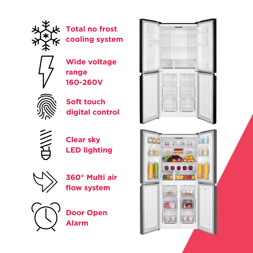 Frigidaire FR-MD15HBBS 15 Cu. Ft. i5 iNVERTER Multi-Door Refrigerator
