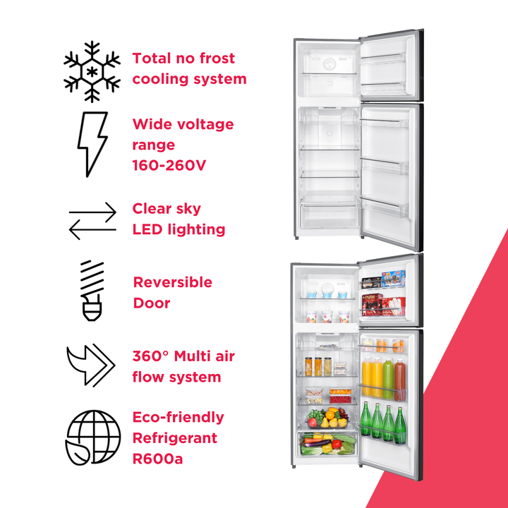 Frigidaire FR-NF12HBBS 11.8 Cu. Ft. i5 iNVERTER No Frost Refrigerator