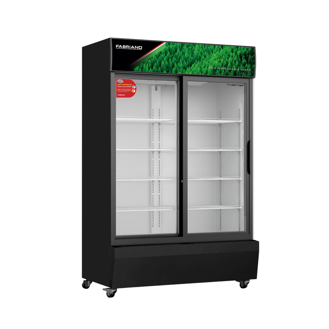 Fabriano FSI23SBLC-I 23cuft i5 INVERTER Sliding Glass Door Showcase Chiller