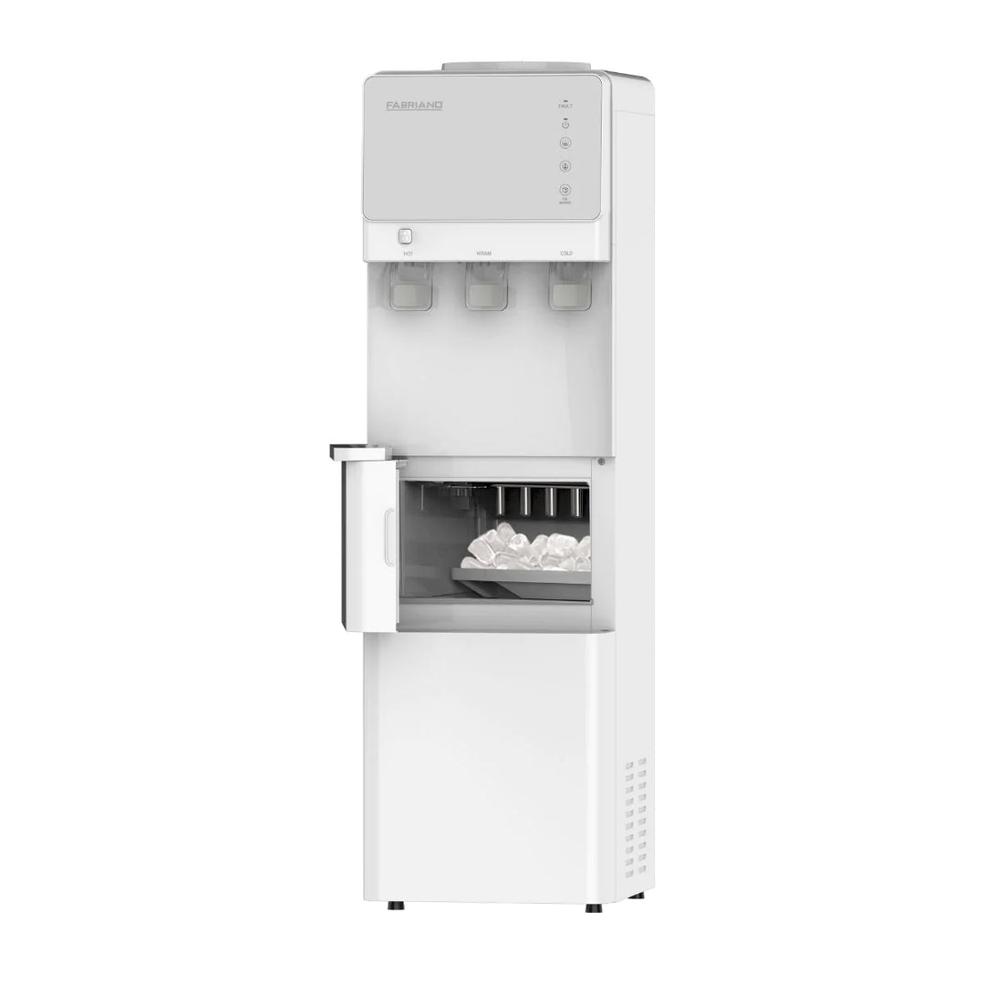 Fabriano Top Load Hot, Normal and Cold Water Dispenser with Ice Maker FWDA3TWH-ICE
