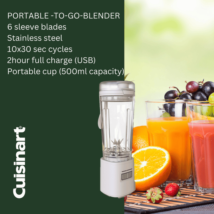 CUISINART PBL100U Blast & Go Portable Blender