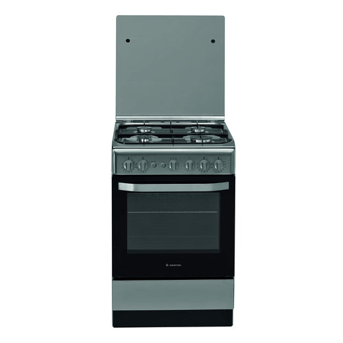 Ariston 50cm, 4 Gas Burners + Gas Oven Free Standing Cooker AS5G1PMX/MEA