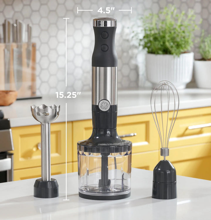 GE Appliances Immersion Blender with Accessories G8H1AASSPSS