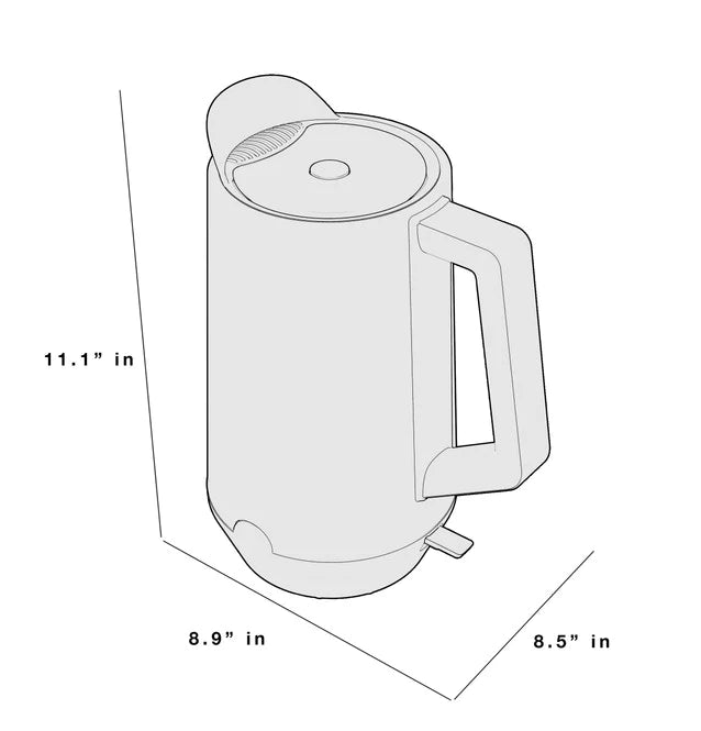 GE Appliances Cool Touch Kettle with Manual Control G7KE17SSPSS