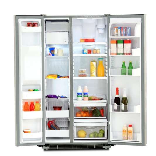 Mabe 24cuft Premium Inverter Side by Side No Frost Refrigerator with Water and Ice Dispenser ORE24CGFFSS