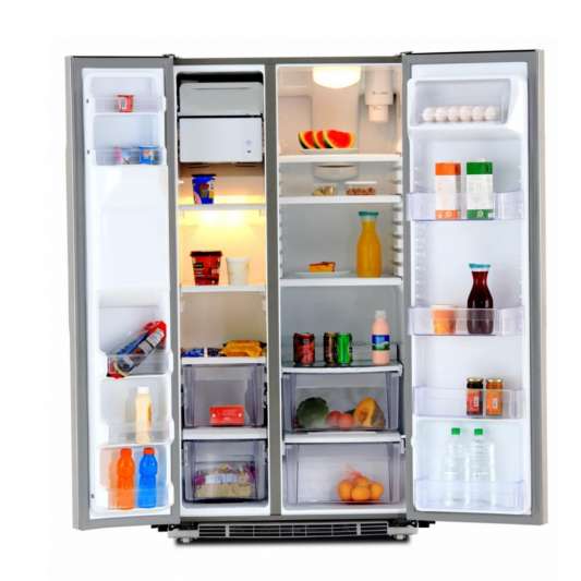 Mabe 22cuft Premium Inverter Side by Side No Frost Refrigerator with Water and Ice Dispenser ORGS2DFFFSS