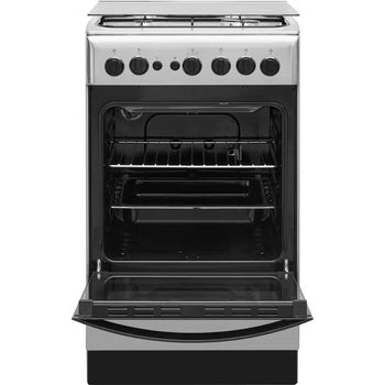 Indesit 50cm, 4 Gas Burners + Electric Oven Free Standing Cooker I5GG1G X EX